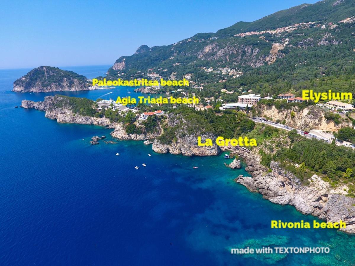 Elysium Apartments Corfu Paleokastritsa Exterior photo